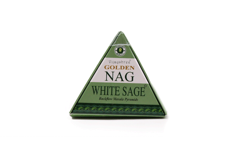 Golden Nag White Sage backflow konusi, 42g