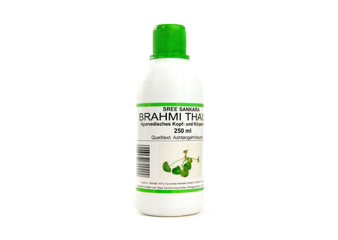 Brahmi Thailam (brahmi eļļa), 250 ml, Sree Sankara