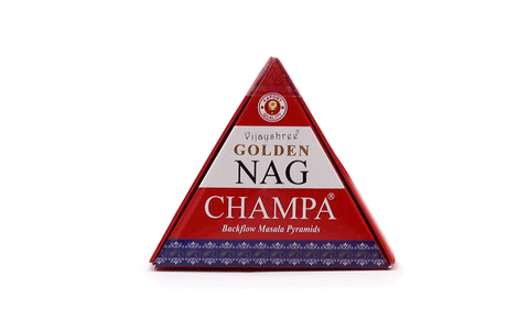Golden Nag Champa Backflow konusi, 42g