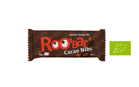 Roo'Bar kakao - mandeļu batoniņš BIO, 30g