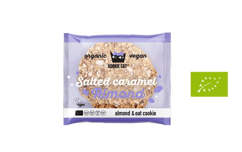 Oat biscuit with salted caramel BIO, 50g
