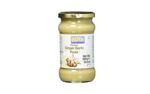 Ķiploku, ingvera pasta eļļā (Ashoka), 300g