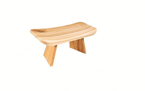 Bench for meditation, wood