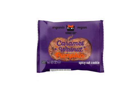 Cepums ar karamelizētiem valriekstiem un ķirbi BIO, 50g