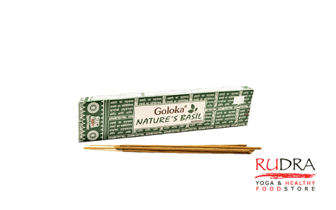 Goloka Nature's Basil incense sticks, 15g*