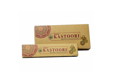 Goloka Kastoori incense sticks, 15g*