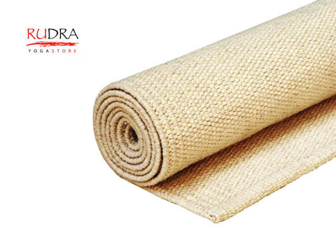 Cotton carpet Eco, beige (200x76cm)