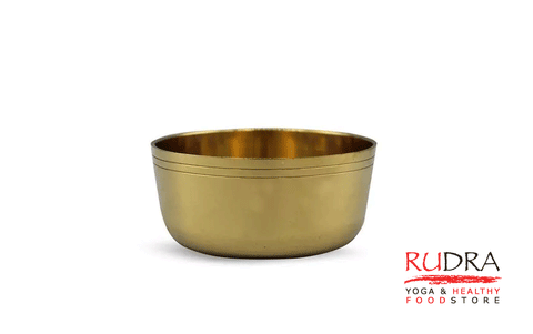 Brass dish for rituals, diam. 8 cm