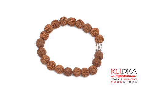Rudraksha bracelet, buddha