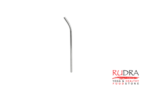 Metal straw concave