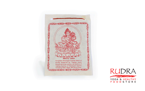 White Tara incense powder made by Himalayan monks, 40g