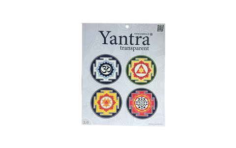 Yantra Stickers Double-sided (4 yantra stickers)