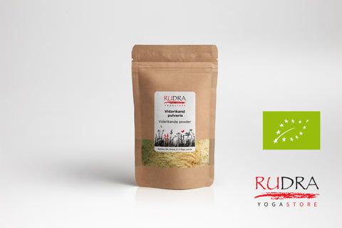Vidarikanda pulveris BIO, 100g (ieteic. līdz: 31.08.2025.)